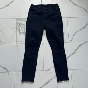 Mother jeans pixie ankle fray holding hands tightly 26